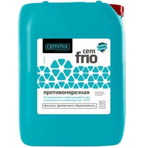 Добавка CEMMIX противоморозная CEMFRIO 5л.    206778