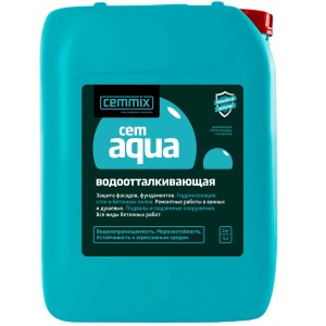 Добавка CEMMIX водооталкивающая CEMAQUA 5л.    206772