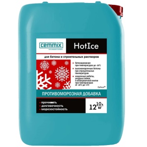 Добавка CEMMIX противоморозная HOTICE 10л.    206786