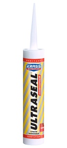 Герметик  силиконовый KRASS/ULTRASEAL Санитарный Прозрачный  260мл  Ж13571