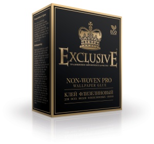 Клей обойный EXCLUSIVE non-woven pro черный 250г