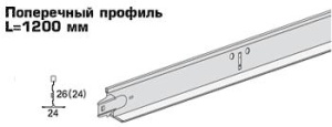 Профиль поперечный Албес 1,2м Т24/29 (90)