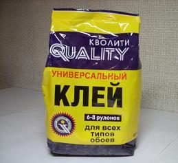 Клей обойный "Quality" 200гр п/э универсальный  2827